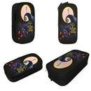 Axyaa Nightmare Before Christmas Pencil Case: Student School Gift, Big Capacity Pen Bag.