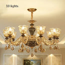 Axyaa Luxury Crystals Ceiling Chandelier for Elegant Interior Decor