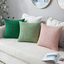 Axyaa Soft Corduroy Throw Pillow Covers for Modern Farmhouse Decor