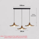 Axyaa Nordic Resin Chandelier Retro Pendant Lights for Homestay Cafe Bar