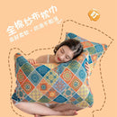 Axyaa Non-Slip Adjustable Gauze Pillow Towels - Set of 2