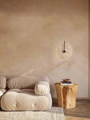 Yellow Cave Stone Wall Lamp by Axyaa, Wabi Sabi Style, Bedroom & Hotel Lighting