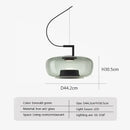 Axyaa Glass Restaurant Pendant Lamp Minimalist Nordic LED Hanging Light