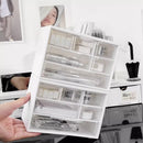 Axyaa 6-grid Desktop Drawer Organizer for Jewelry, Cosmetics, and Stationery