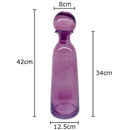 Axyaa Glass Ball Cap Vase: Modern Home Decor Desk Floral Hydroponics Arrangement