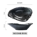 Axyaa Ceramic Sea Stone Flower Plate Set - Japanese Style Tableware