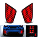 Axyaa Rear Bumper Reflector Lights Subaru Crosstrek 2023 2024 2025 LED Brake Dynamic Turn Signal