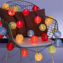 Axyaa Solar LED Lantern String Lights for Outdoor Garden Decoration