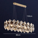 Axyaa Luxury Crystal Chandelier for Living, Bedroom, Dining Room Lighting