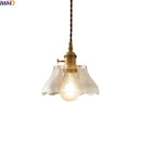 Axyaa Copper Glass LED Pendant Lamp for Home Decor & Lighting