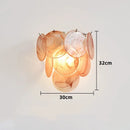 Axyaa Glass Chandeliers: Round LED Vintage Pendant Light for Dining Room & Kitchen
