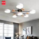 Axyaa LED Chandelier 3-Color Light - Modern Nordic Ceiling Pendant Lamp