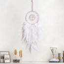 Axyaa Colorful Feather Pendant Dream Catcher Wall Hanging for Living Room