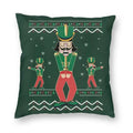Axyaa Nutcracker Doll Print Sofa Cushion Cover - Home Decoration & Party Bedding