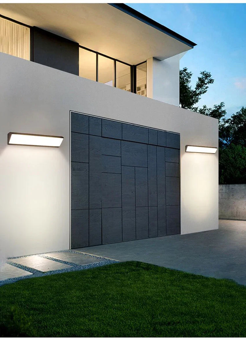 Axyaa Outdoor Wall Wash Lamp | Waterproof Villa Courtyard Light