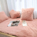 Axyaa Rabbit Shag Carpet: Faux Fur Floor Mat for Home Decor & Kids Bedroom