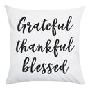 Axyaa Beauty Life Place Love Polyester Cushion Cover Decorative Pillow Case