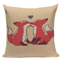 Axyaa Love Pug Dog Cushion Cover Sleep Dog Throw Pillow Case