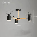 Axyaa Colorful Deer Shape Ceiling Light for Dining Room