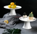 Axyaa Chinese Style Tea & Pastry Tray, Ceramic Fruit Plate Set