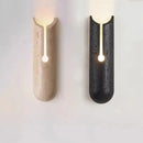 Axyaa Travertine LED Wall Lamps Yellow Cave Stone Lights for Indoor Bedroom & Living Room