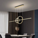 Axyaa LED Pendant Light: Modern Chandelier for Home Dining Living Kitchen Bedroom Decor