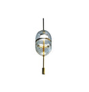 Axyaa Glass Oval LED Pendant Light for Dining Room, Bedroom, Kitchen