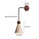Axyaa Vintage Yellow Stone Wall Light - Creative Wabi Sabi Lighting