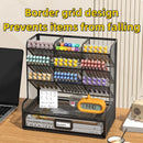 Axyaa Mesh Desktop Organizer - Multi-Functional Pen Holder & Storage Rack for School, Home, Office