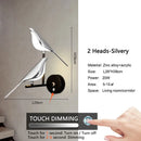 Axyaa Rotatable LED Wall Lights for Dinning Room Kitchen, 360° Adjustable Wall Sconce for Bedroom