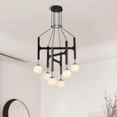 Axyaa Wooden Magic Bean LED Pendant Chandelier for Home Decor