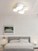 Axyaa Modern LED Chandelier for Simple White Home Lighting