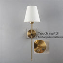 Axya Gold Touch Switch LED Wall Sconce Modern Metal Lamp for Home Decor