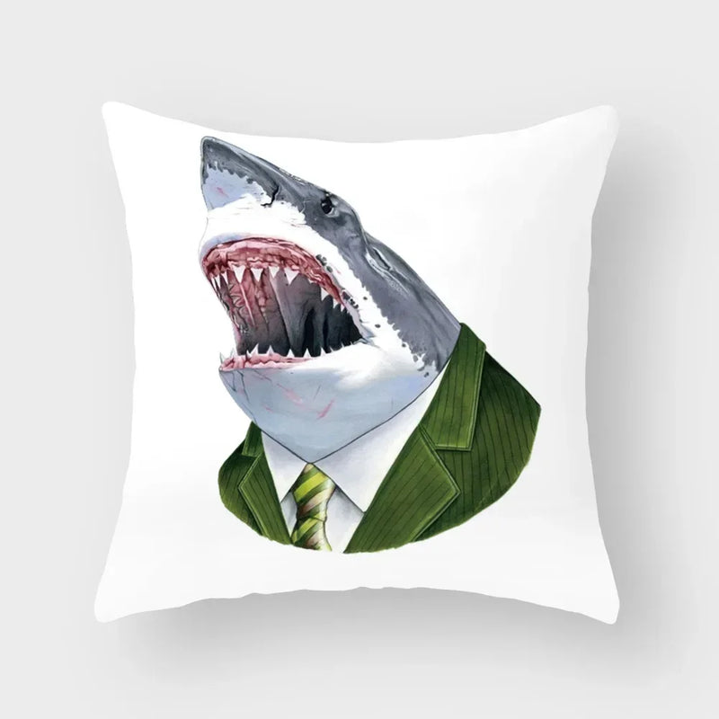 Axyaa Cartoon Animal Print Pillowcase for Home Decor