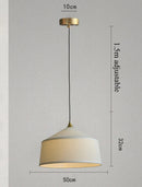 Axyaa Wabi Sabi Fabric Pendant Lamp for Bedroom & Dining Room