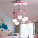 Axyaa Modern Minimalist Kids Room Pendant Light for High-end Bedroom Decor