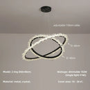 Axyaa Gold Metal LED Chandelier: Modern Living Room Pendant Light with Stairs Lustre