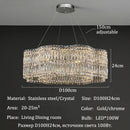 Axyaa Crystal Chandeliers: Modern Luxury Home Villa Living Room Lighting Fixtures