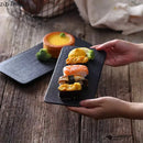 Axyaa Matte Ceramic Steak Sushi Dessert Plate Set