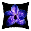Axyaa Flower Printed Pillow Case - Decorative Polyester Cushion Cover - 45x45cm
