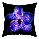 Axyaa Flower Printed Pillow Case - Decorative Polyester Cushion Cover - 45x45cm