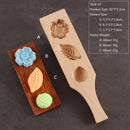 Axyaa Eco-friendly Wood Cake Mold - Multi-lattice Animal Flower Mooncake Pastry Mold