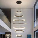 Axyaa LED Pendant Lights for Staircase Chandeliers in Modern Home Decor