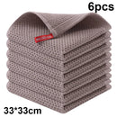 Axyaa Ultra Soft Microfiber Kitchen Dishcloth - Absorbent & Thick Magic Cleaning Towel