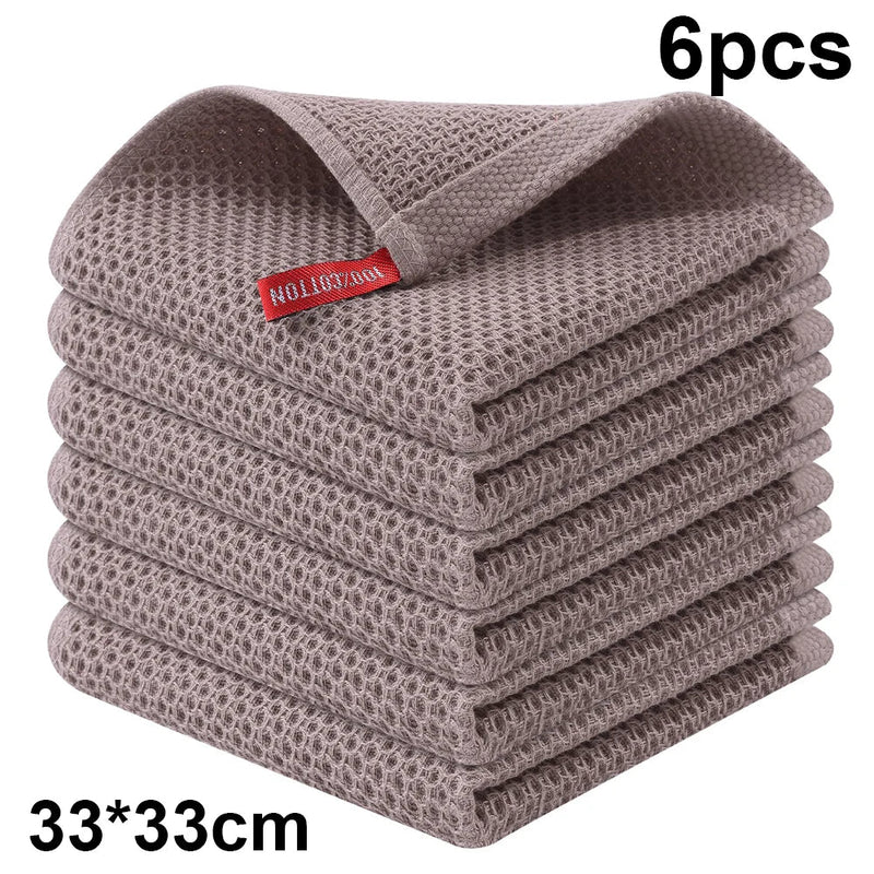 Axyaa Ultra Soft Microfiber Kitchen Dishcloth - Absorbent & Thick Magic Cleaning Towel