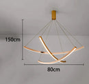 Axyaa Stair Chandelier - Modern Home Pendant Lights for Living Room
