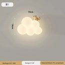 Axyaa Cloud Wall Lamps Cream Style Cartoon Kids Bedroom Lighting Fixtures