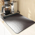 Axyaa Geometric Coasters Set of 4 Black White Dining Table Placemats Mats