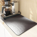 Axyaa Geometric Coasters Set of 4 Black White Dining Table Placemats Mats