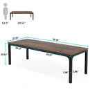 Axyaa 78.7" 2-Person Computer Workstation Desk